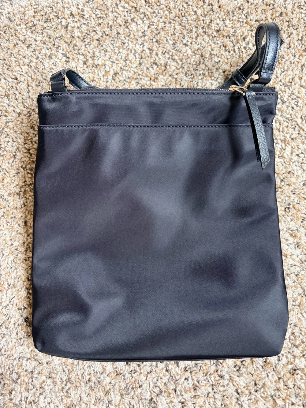 Kate Spade Outlet Dawn Flat Crossbody - Classic Black Nylon